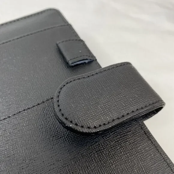 Cloth and Paper Foundations Black Leather Planner - Picture 12 of 16